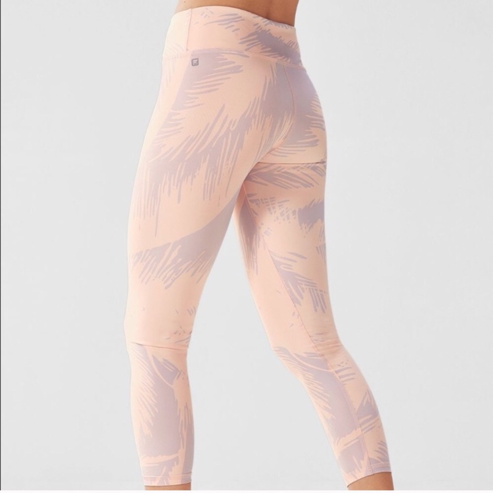 NWOT Light Pink and Gray Fabletics Leggings